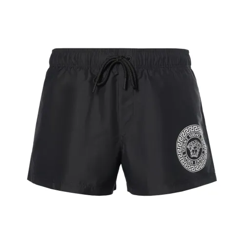 VERSACE Пляжные шорты Мужские Черные