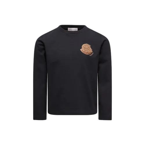 Moncler T-рубашка Teddy с логотипом длинные рукава хлопок детский