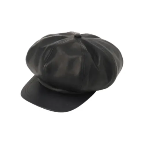 Yohji Yamamoto Кожа Береты Унисекс Черный