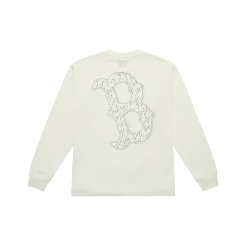 MLB Boston Red Sox Basic Collection 25FW T-Shirt Унисекс Айвори Белый