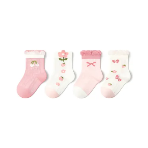 Детские носки 4 пачки для малышей и маленьких детей