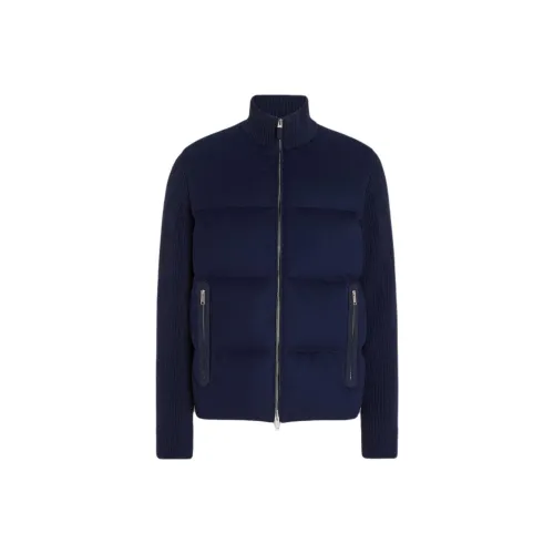 Ermenegildo Zegna Ink Синий Мужской Пух