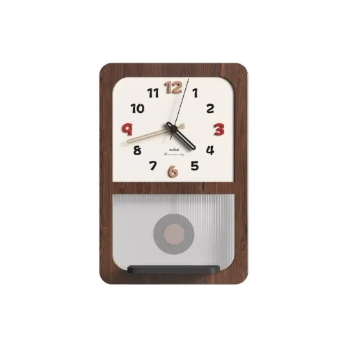 Meishida Механизм с плавным ходом секундной стрелки Стена Часы Унисекс Белый