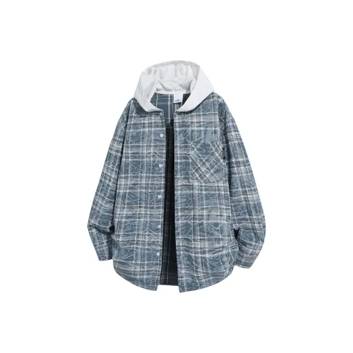 GSUE Glacier Dust Blue Unisex Shirt GSUE Ледник Пыльно-синий Унисекс Рубашка