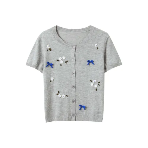 3COLOUR Фотиния Серый Женский Трикотаж