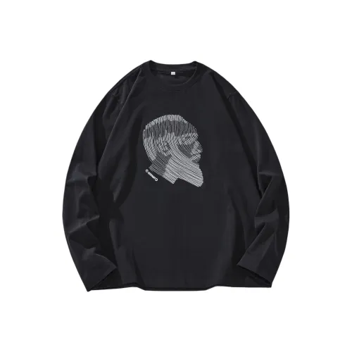 Azvk Длинный рукав Т-рубашка Унисекс