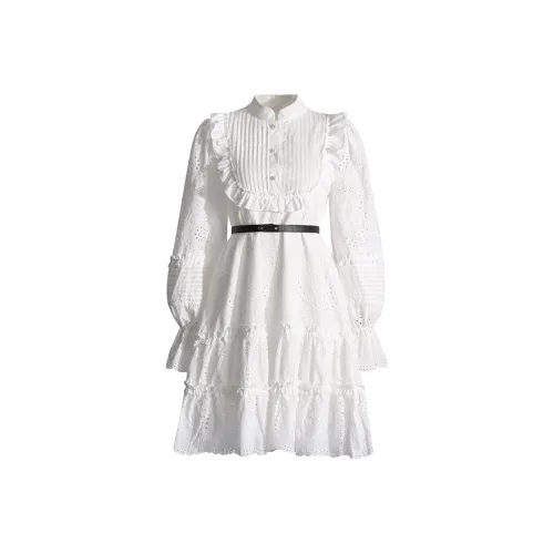 ONE SHALLOW Длинное платье с длинными рукавами женское