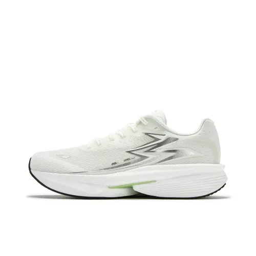 361° Устойчивый к истиранию Дышащий Отскок Низкий Топ Повседневные Беговые Кроссовки Мужские Серебристо-Белые