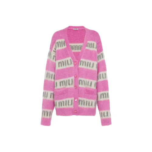 MIU MIU Свитер Женский Персиково-Розовый