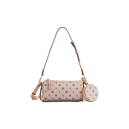 Dubaolu Сумка через плечо из синтетической кожи женская кофейного абрикосового цвета