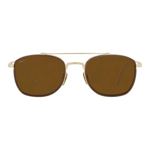 PERSOL Титан Авиатор Солнцезащитные очки Мужские Золотые