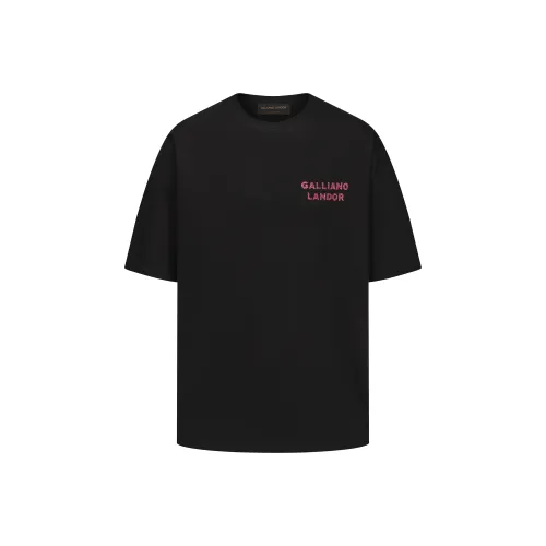 GALLIANO LANDOR Мужские черные рубашки T