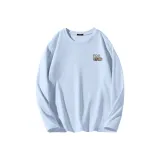 [Heavyweight 100% cotton] Кремовый Синий (Ручная Письменность Буква Логотип на груди)