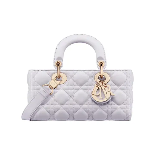 DIOR LADY D Joy Sheepskin Сумка через плечо Сумка Маленькая Женская Светло-фиолетовая