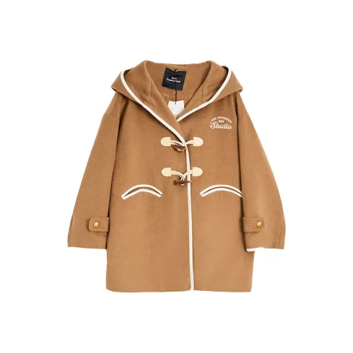 SUNTOMORROW 2025 Осень Зимний Однотонный MID Длина Нейлон Куртка Зимний Весенний Осенний