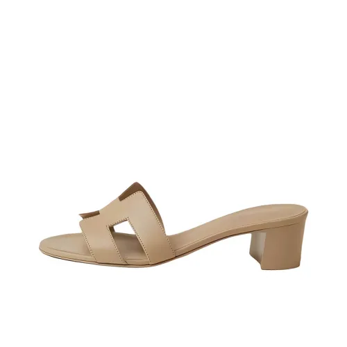 HERMES OASIS Слипоны Женские Коричневый