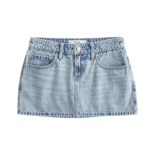 Hollister Джинсовые короткие юбки Женские