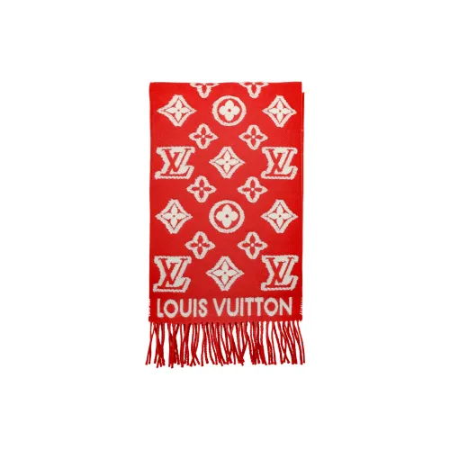 LOUIS VUITTON Шерсть Трикотаж Шарфы Женские Многоцветные