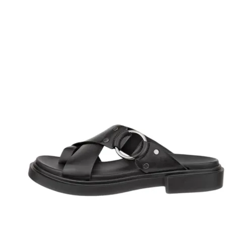 Ecco Metropole Seoul Слипоны Женские Черные