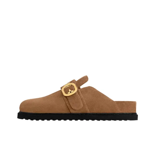 LOUIS VUITTON Cosy Comfort Домашние тапочки Женские Коричневый