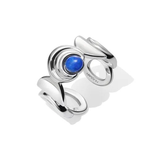 HUSSAIN Кольца из стерлингового серебра 925 пробы с золотым покрытием женские