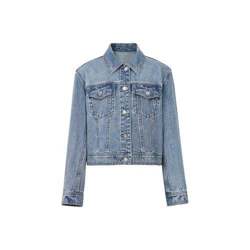 Hopeshow Джинсовый синий 071 Женская Джинсовая Куртка