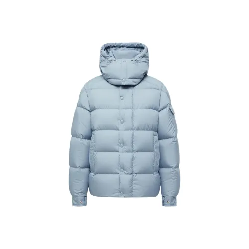 Moncler Maya Series Светло-Синий Женский Пуховик