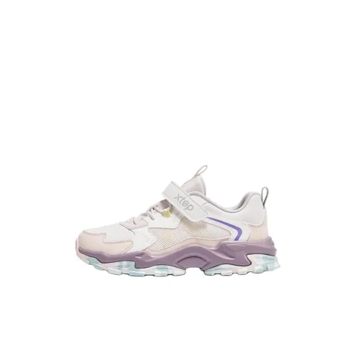 XTEP Устойчивые к истиранию детские повседневные туфли Белый Фиолетовый Детский