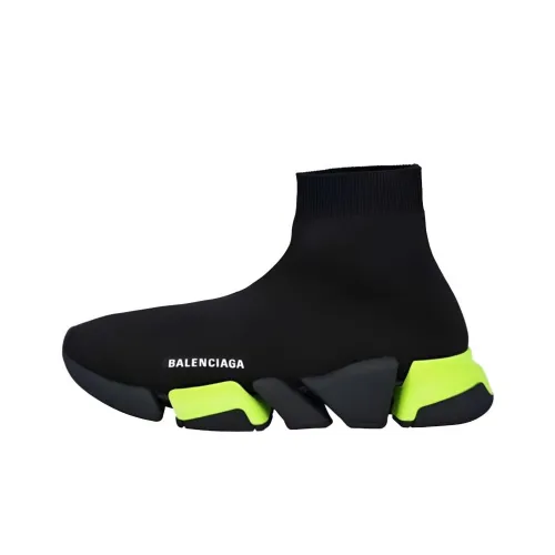 Balenciaga Speed 2,0 High Топ Повседневная обувь Мужская Черная