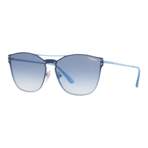 VOGUE Металл Квадратные Солнцезащитные очки Унисекс Light Синий