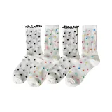 Black Polka Dot + Black Heart + Multicolor Heart + Multicolor Dots  
Черный Горошек + Черное Сердце + Многоцветное Сердце + Многоцветные Точки