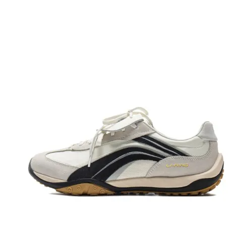 BADMARKET x LINING Heartflow Устойчивый к истиранию Баланс Легкий Низкий Топ Casual Унисекс Айвори Светлый Лайм Черный