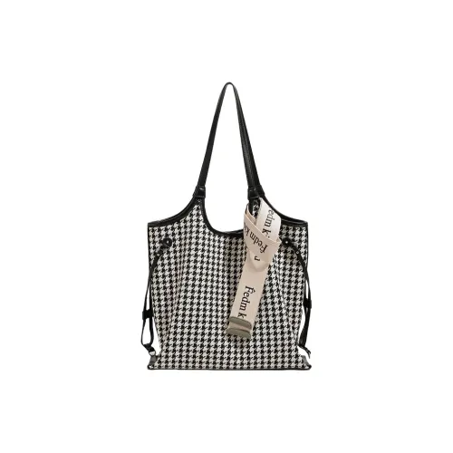 PESASRIE Холст Тоут Сумка Сумка для покупок Сумка через плечо Женская Черная