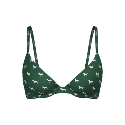 Victoria's Secret Зеленый Собака Принт Женский Бюстгальтер