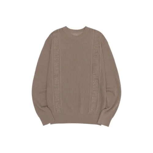 SCULPTOR Полосатый Сетчатый Свитер Унисекс