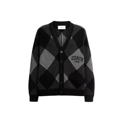 COACH Мужские черные свитеры