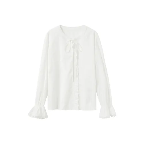 3COLOUR Pearl White Women's Shirts