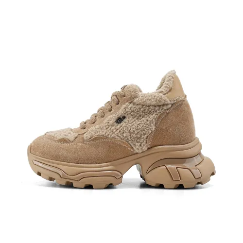 iiJin Толстая подошва Low Top CAMEL Женские