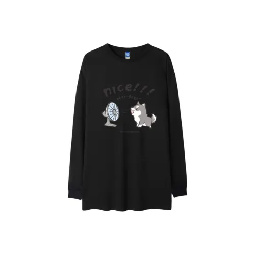 Mo Yan Тяжелый Длинный Рукав Т-Рубашка Мужская