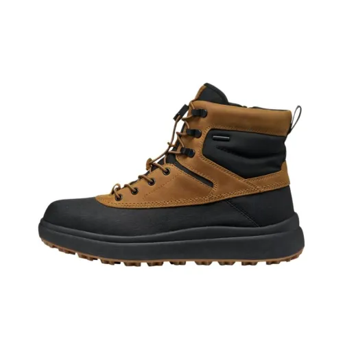 GEOX Granito + Grip AB Ботильоны Мужские Черный Коричневый