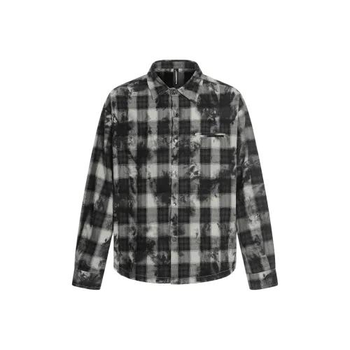 HIPHOPPUNKS Черная клетка Мужская рубашка