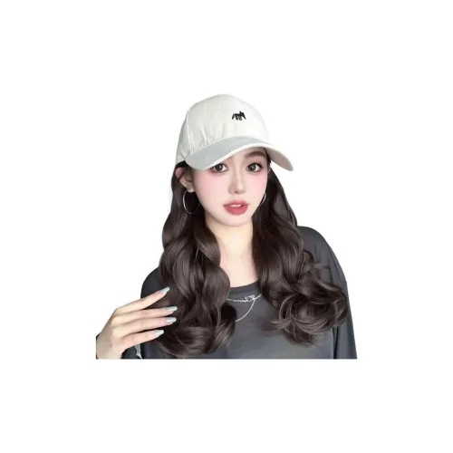 Mousse Na Шляпы и Шапки Wig Big Wave Модный Активный отдых Защита от солнца Синтетические Волосы Головной убор Little Fox Бейсболка