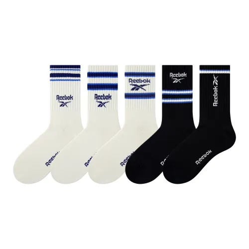 Reebok 5 пар Смешанные цветовые унисекс носки MID до икры