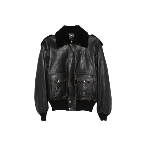 SAINT LAURENT Кожа Куртка Женская