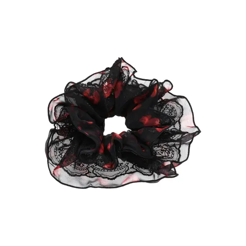 QIMEILA Шелковый шифон Ткань Резинка для волос Женская