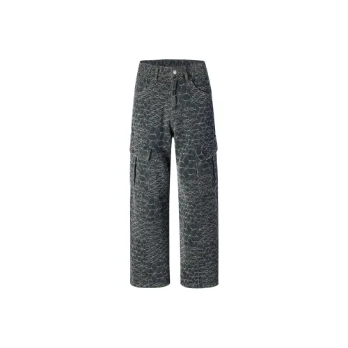 MEXISHION Blue Unisex Jeans MEXISHION Синий Унисекс Джинсы