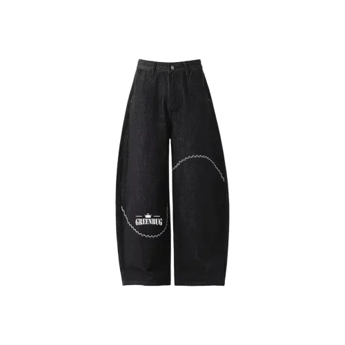 CHONGXIAOLV Черные Унисекс Джинсы