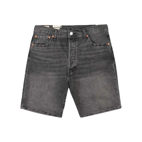 Levis Мужские джинсовые шорты черного цвета