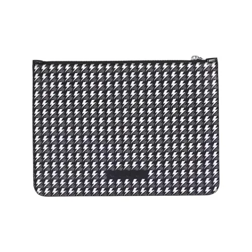 Neil Barrett Клатч из коровьей кожи стандартный женский черный