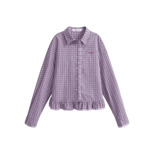 UNIFREE Фиолетовые Женские Рубашки